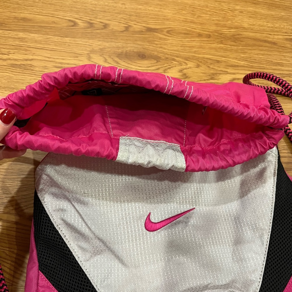 Nike Nylon Drawstring Backpack - image 5